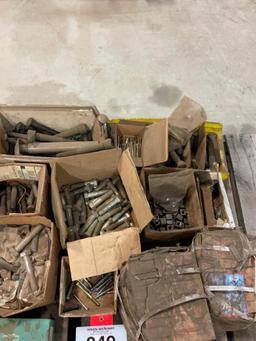 Pallet of assorted plastic.
