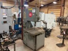 1969 Grob 4V-18 vertical band saw w/ blade welder; s/n 716.