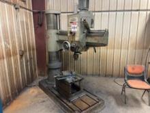 Soraluce TRO-1250 4 ft radial arm drill; 13 in-14 in column machine #1363-1576.