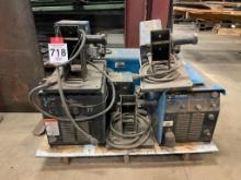 Pallet of Miller welders & feeders; 1 - XMT456CC/CV; 1 - Phoenix 456 CC/CV; 1 - Invision 456P; 2 -