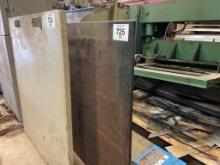 69 in x 65 in steel welding screen.