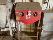 Matco sandblast cabinet.