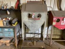 Econoline sandblast cabinet.