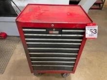 Craftsman tool chest w/twelve drawers; includes contents; tooling, tool holders, chucks, centers.