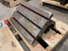 Adjustable angle block, 0 to 47 degrees; 10 in x 15 in bed.
