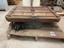 3 ft x 4 ft rotary turn table.