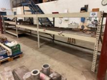 3 - Steel pallet racking; 42 in x 8 ft x 5 ft; no contents.