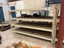 1 - Steel pallet racking; 42 in x 8 ft x 5 ft; no contents.