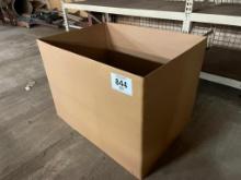 235 - pallet tubes, 33 in x 45 in x 32 in; w/ quantity of 9 in x 9 in x 11 in boxes & 10 in x 10 in