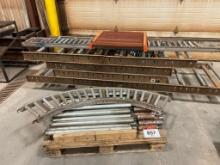 Lot of assorted skate conveyors.
