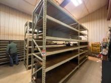 2 - Pallet rack, 6-shelf, 42 in x 96 in x 10 ft.