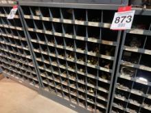 Selection of hex head cap screws, washers, nuts; w/ parts organizer.
