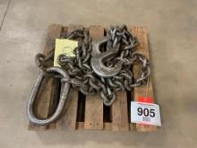 8 ft chain lifting sling.