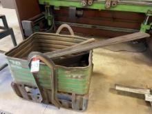 Miscellaneous brake dies & metal tub.