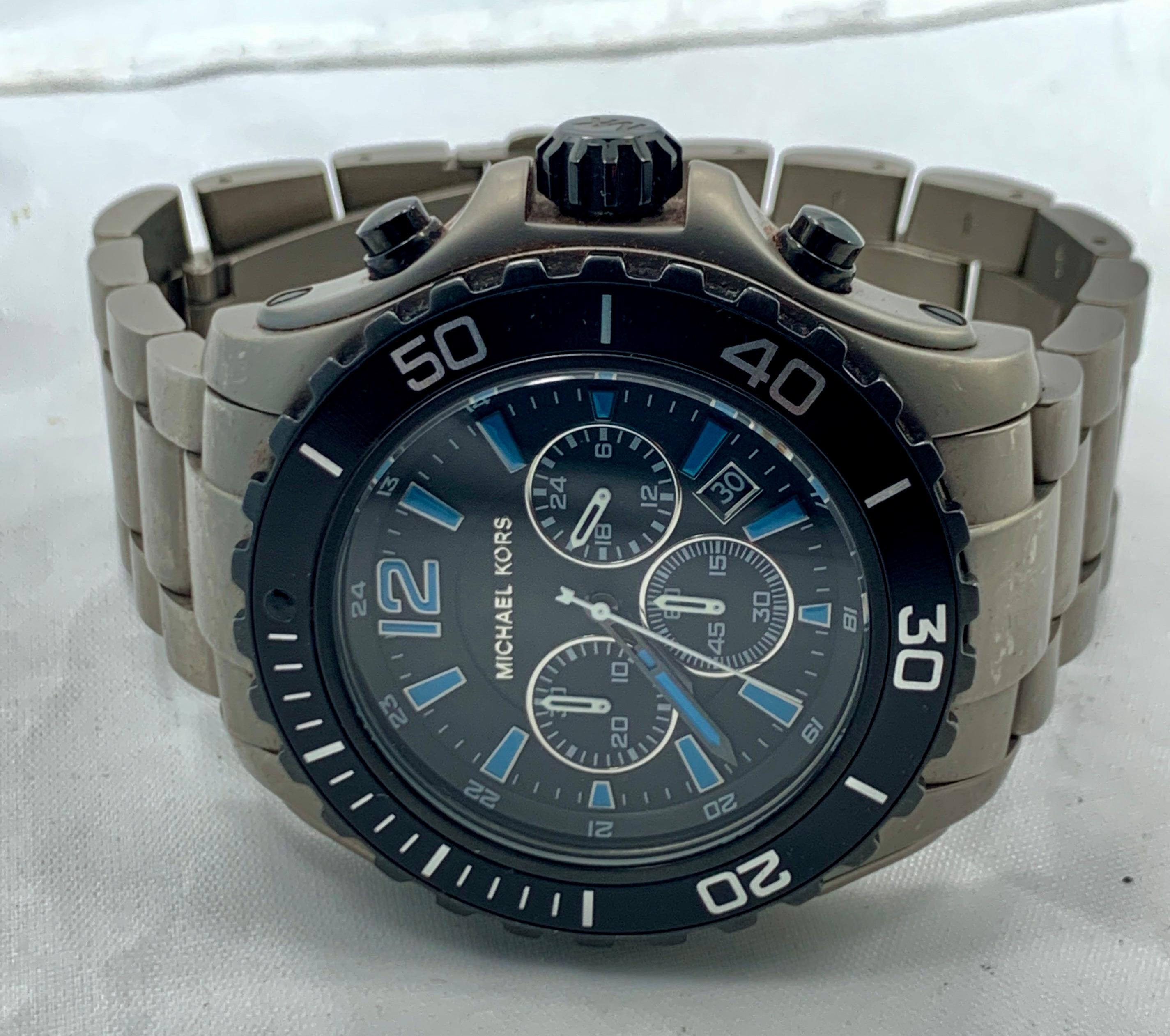 Michael Kors Drake Chronograph Quartz Black Dial Men's Watch Mk8231
