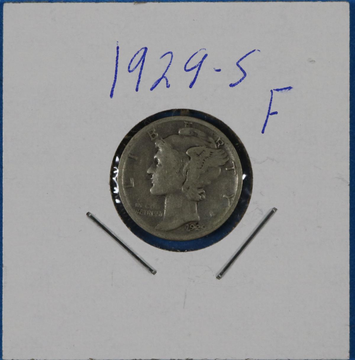 1929-S Silver Mercury Dime