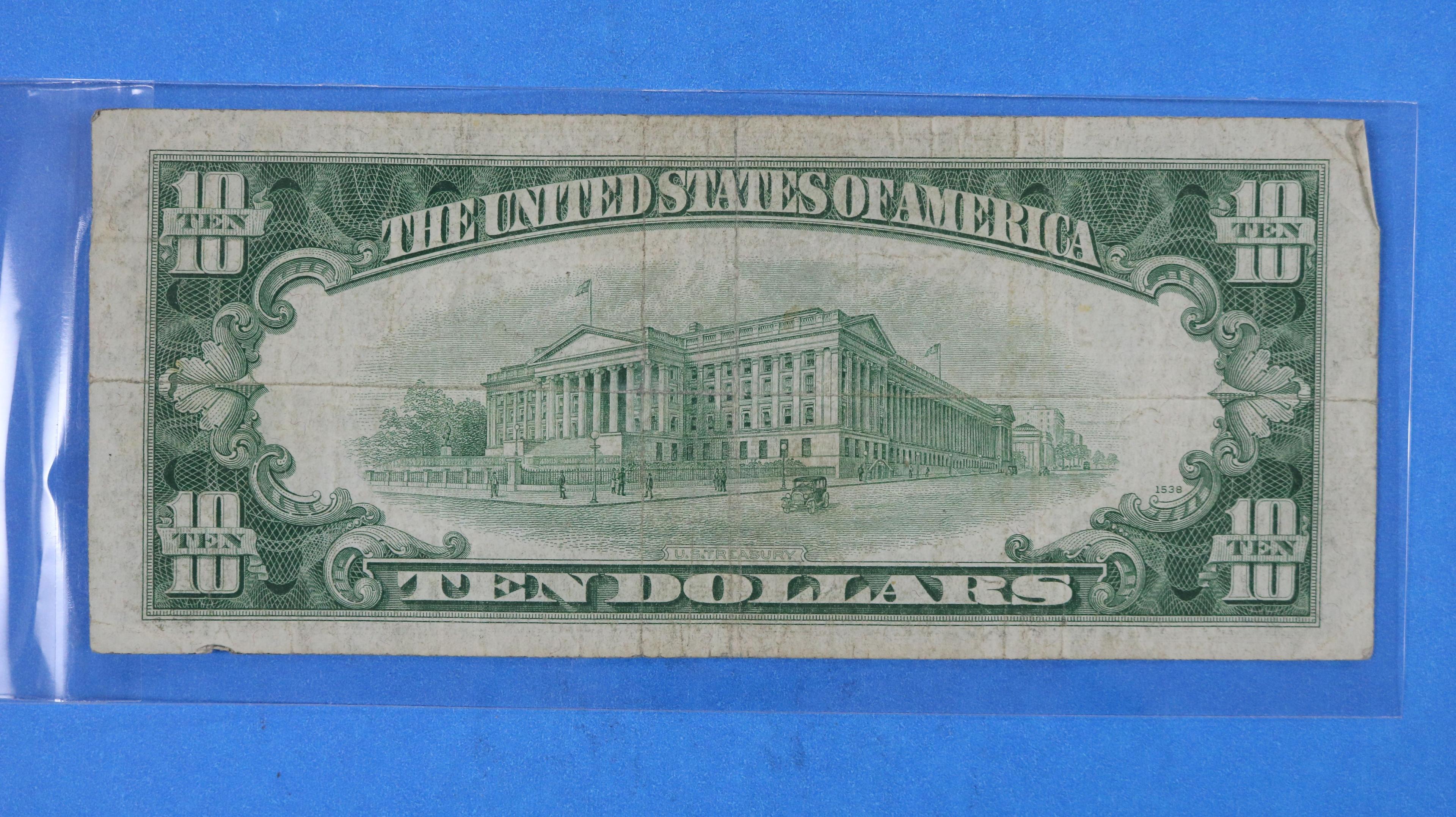 1950 Series A Ten Dollar $10 Bill