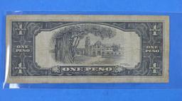 1949 Central Bank of the Philippines One Peso