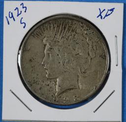 1923 S Silver Peace Dollar