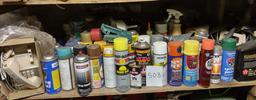 shelf contents misc paint