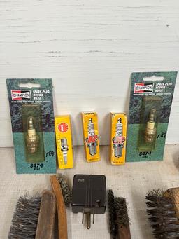 Wire Brushes, Spark Plugs, Misc