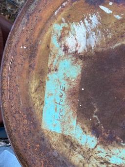 Barrels one marked acetone all one money