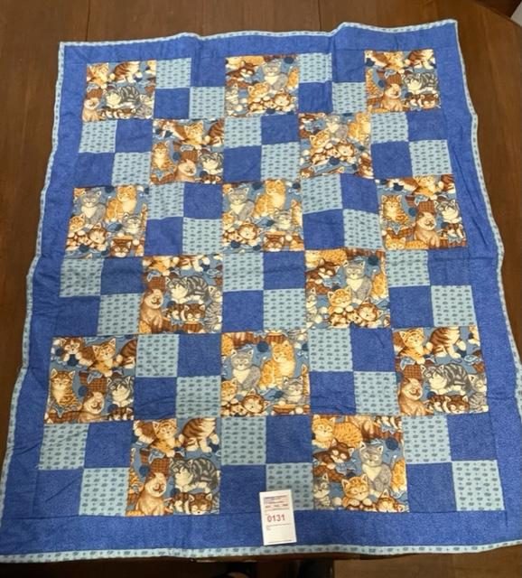 Small cat blanket 39 x 34