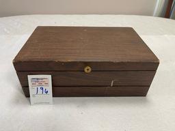 Jewelry box with costume jewelry