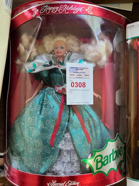 rare 1995 Happy Holiday Barbie in box