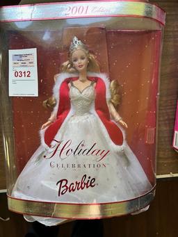 2001 Holiday Celebration Barbie Doll