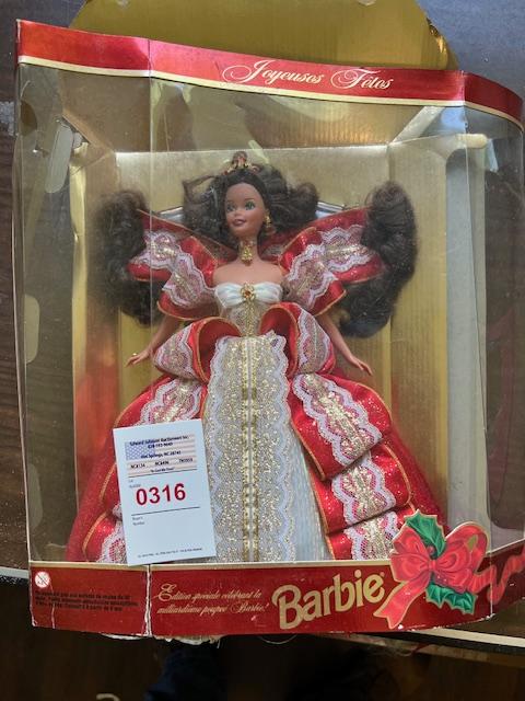 1997 mattel happy holidays special edition barbie doll