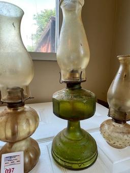 4 oil lamps