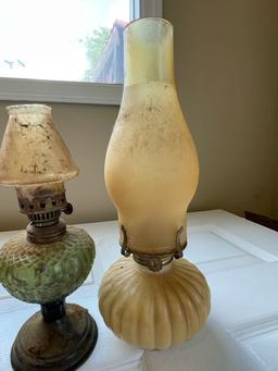 4 oil lamps