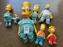 Bart Simpson and Homer Simpson collectibles
