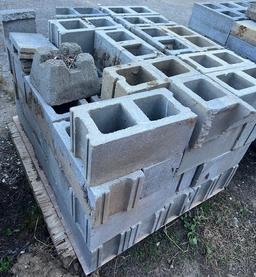 pallet of concrete block