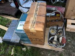 pallet organizers and extinguisher