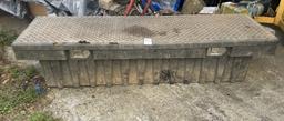black truck toolbox and contents
