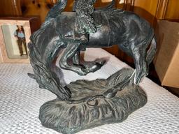 Misc lot of Cowboy Figurines and Horses