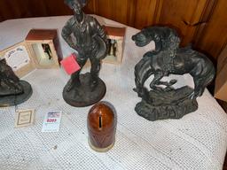 Misc lot of Cowboy Figurines and Horses