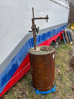 antique kerosene pump
