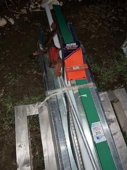 antique oil pumps, miscellaneous plastic slides