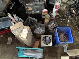 12 large boxes of welding rod different sizes