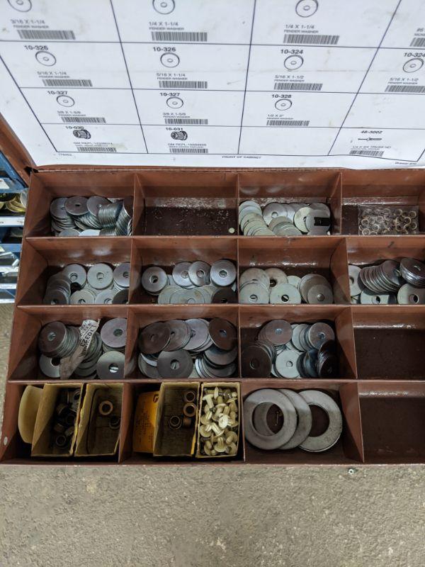 Lawson Products Hardware Organizer w/ Contents