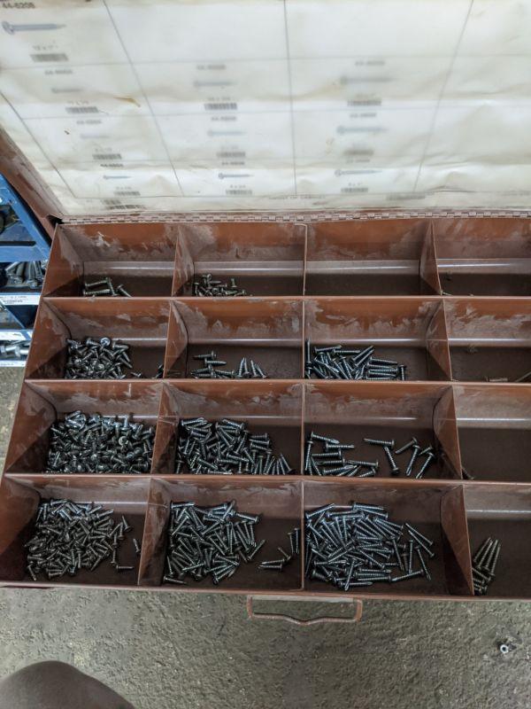 Lawson Products Hardware Organizer w/ Contents