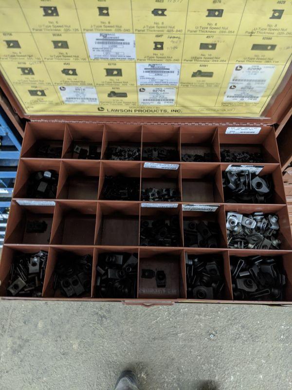 Lawson Products Hardware Organizer w/ Contents