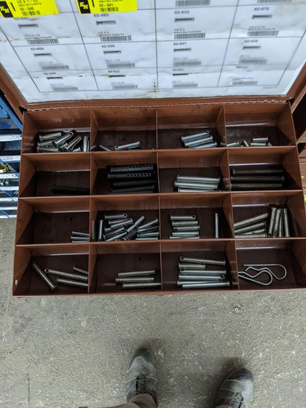 Lawson Products Hardware Organizer w/ Contents
