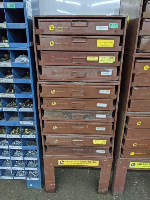 Lawson Products Hardware Organizer w/ Contents