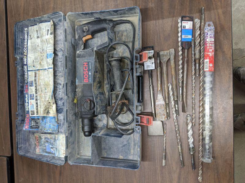 Bosch Bulldog Rotary Hammer in Case
