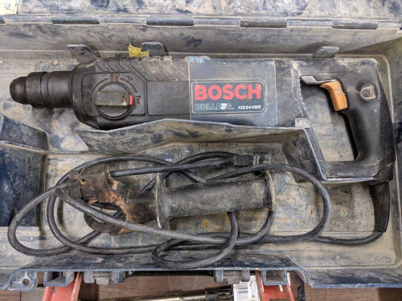Bosch Bulldog Rotary Hammer in Case