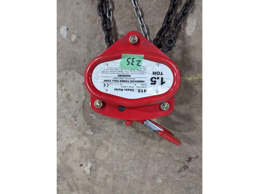 1.5 Ton Chain Hoist